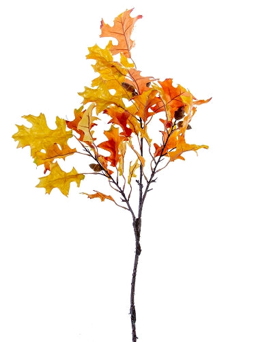 Oak Leaf Acorn Spray