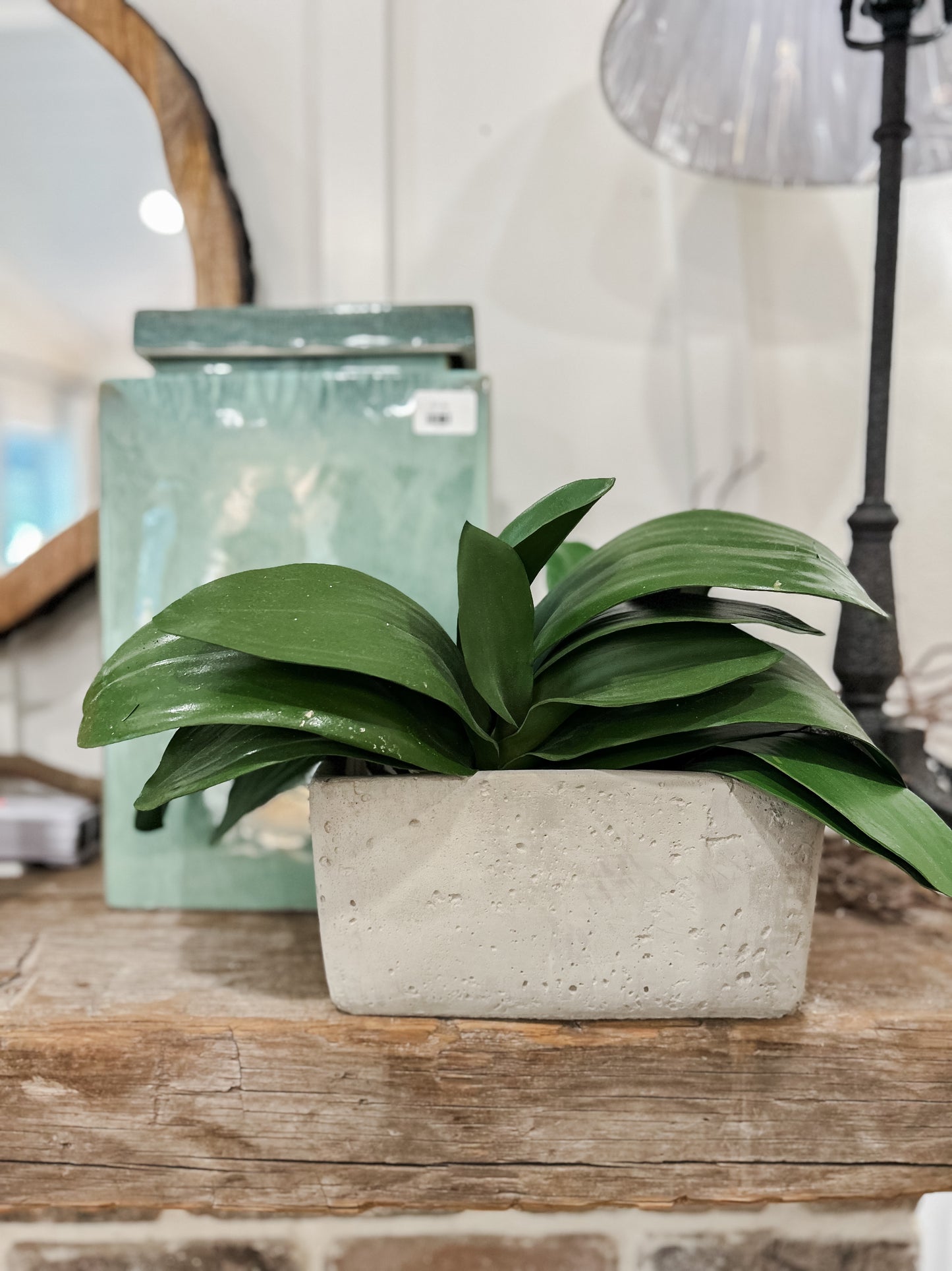 Concrete Oblong Planter