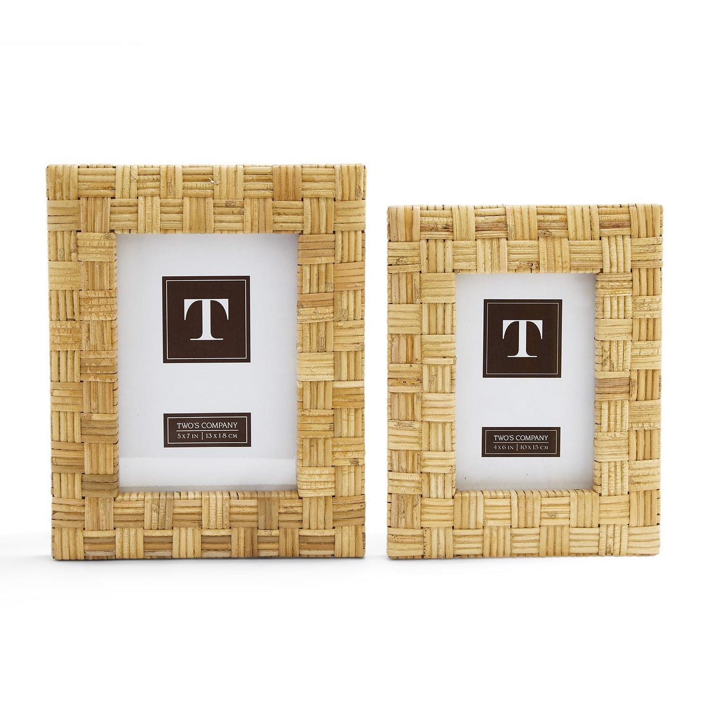 Rattan photo frame