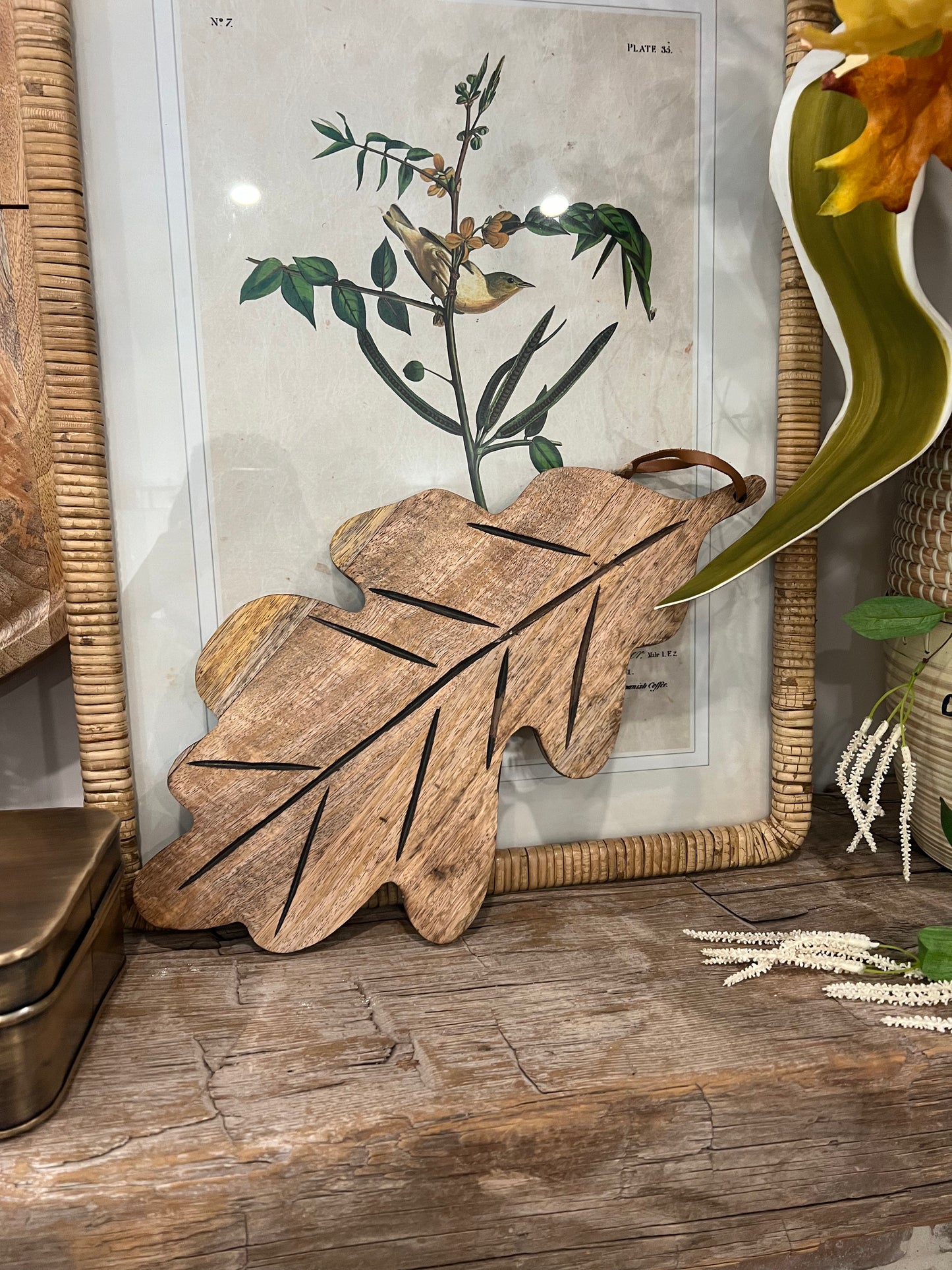 Oak Leaf Serving Board