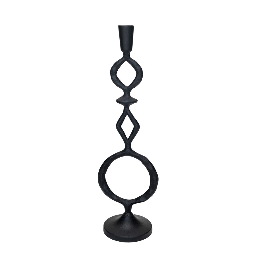 Cast Iron Candle Holder