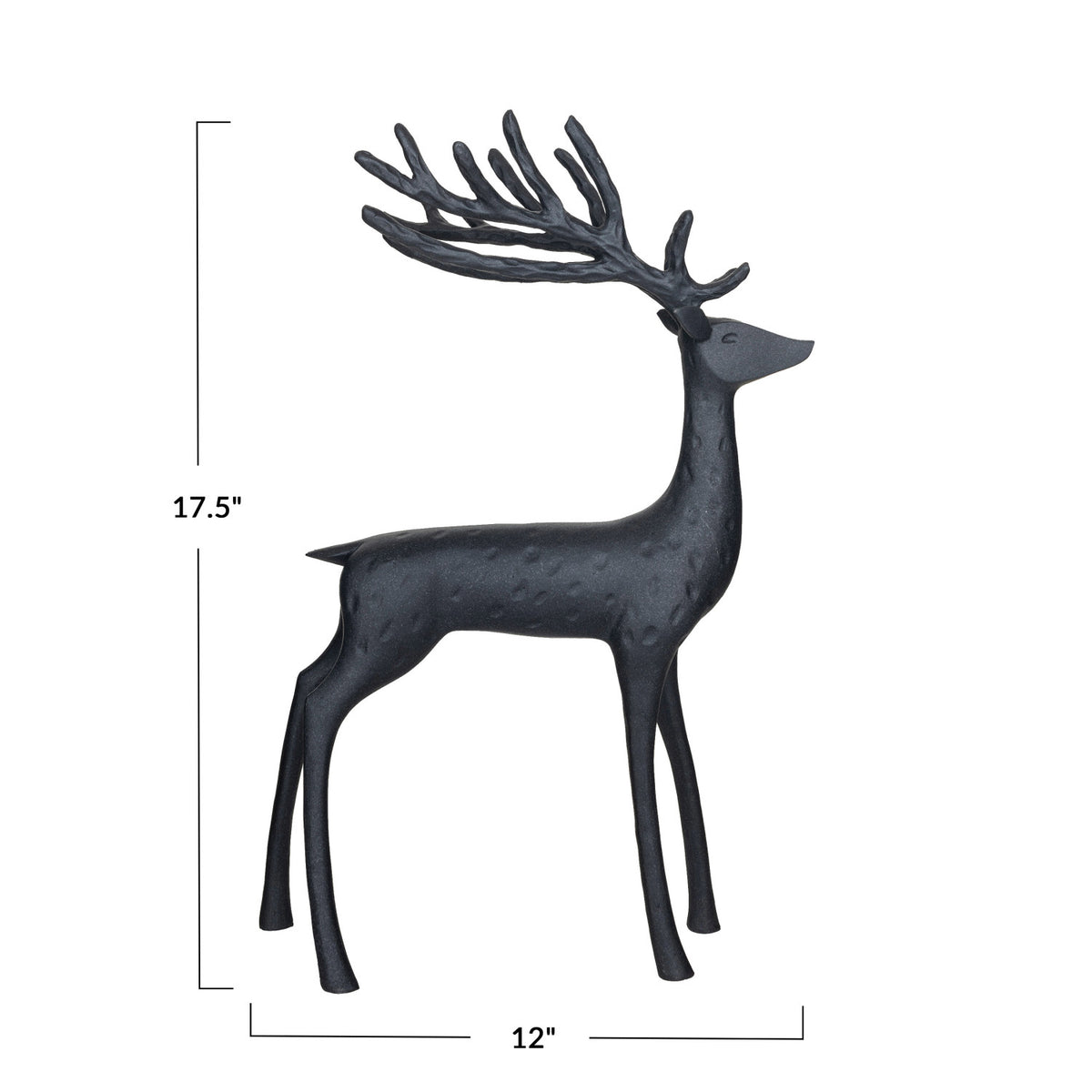 Christmas deer Black