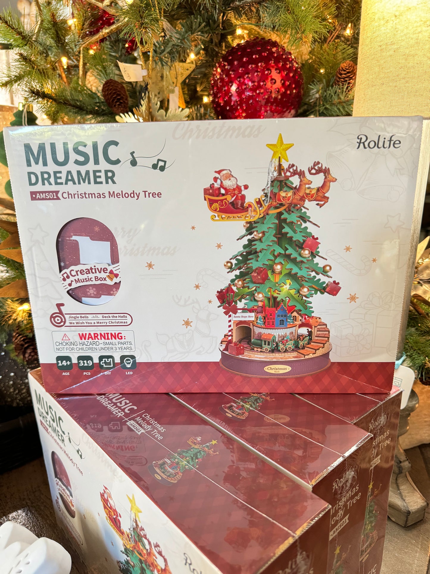 3D musical Christmas tree puzzle