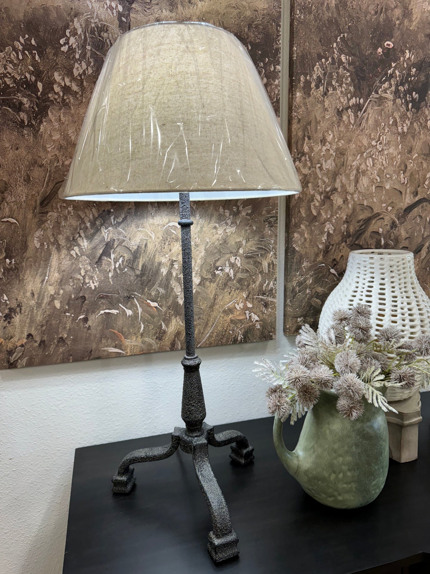 Iron buffet lamp
