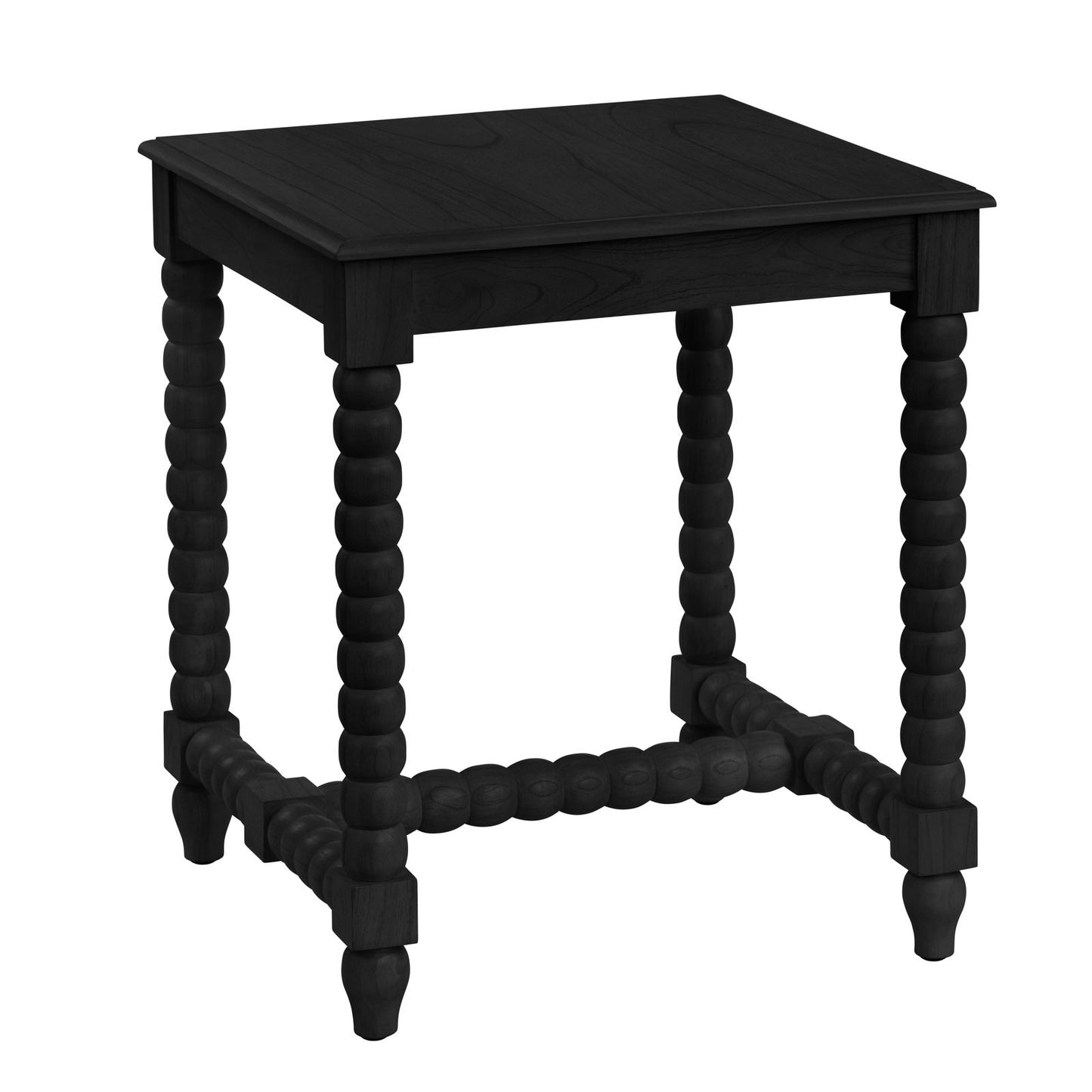 Black spindle Leg Side Table
