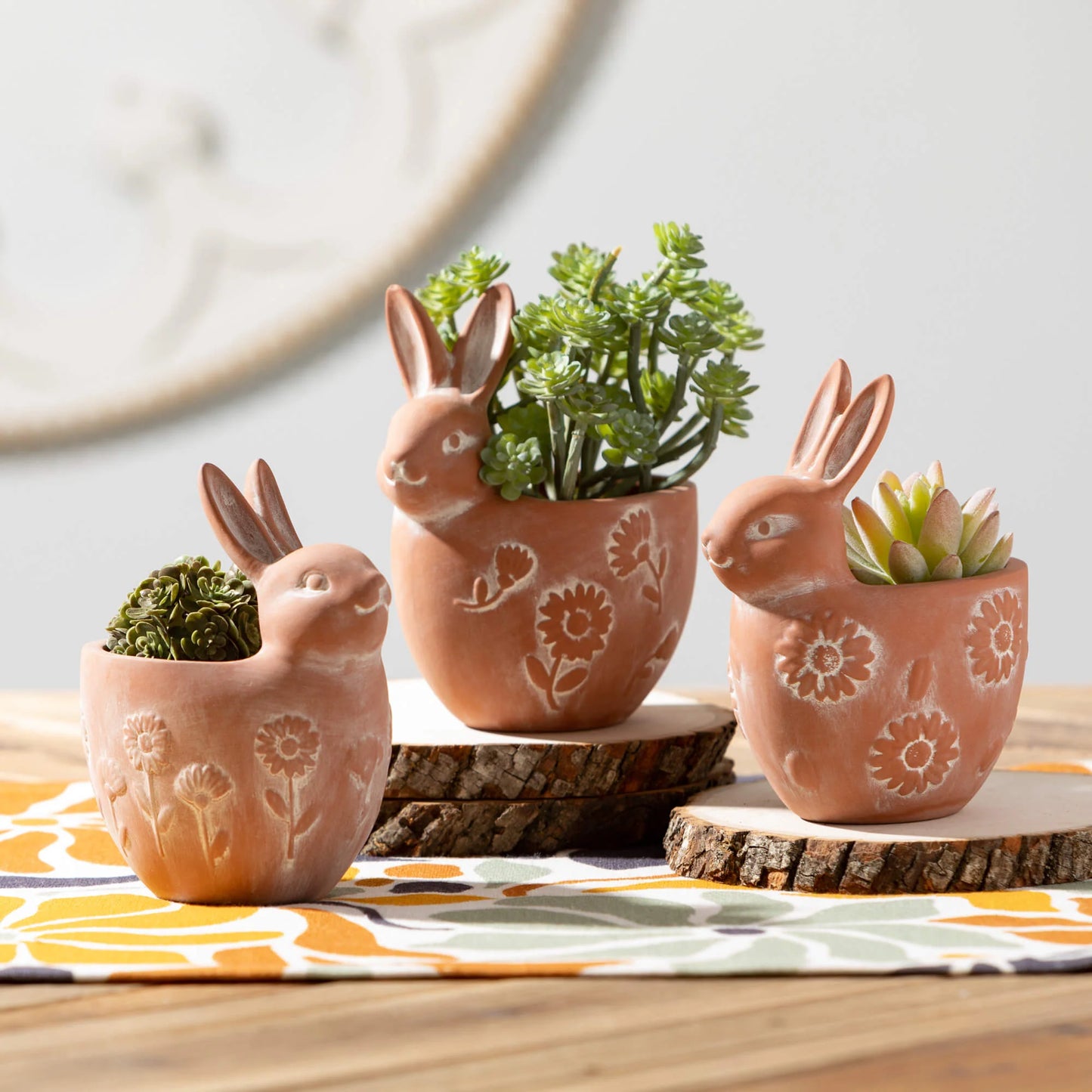 Terracotta Bunny Planter