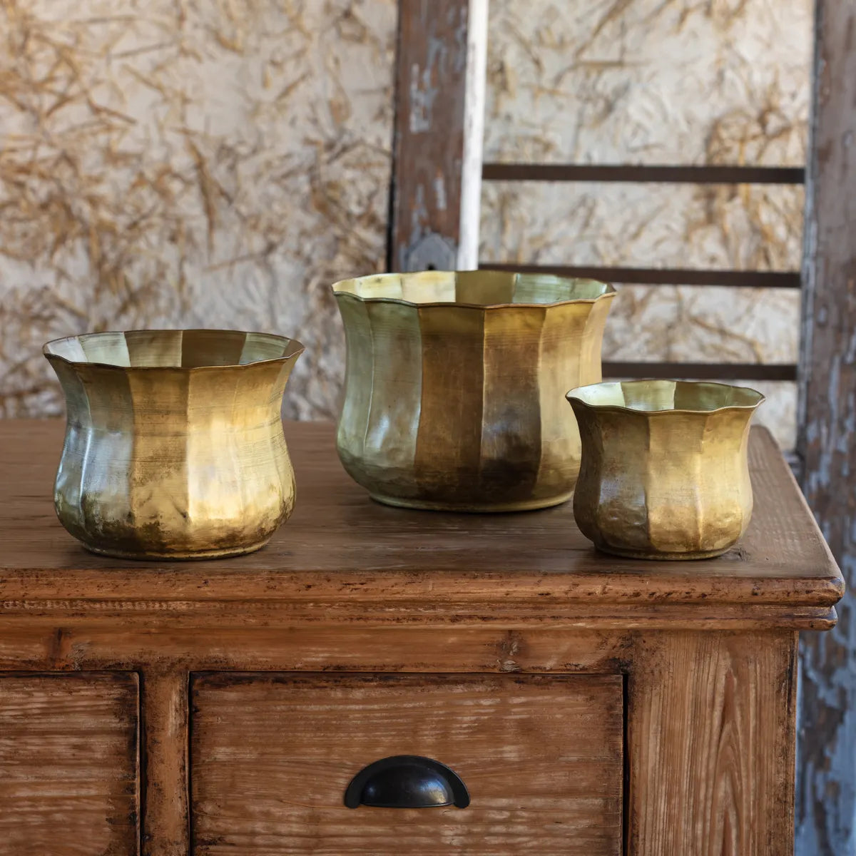 Gold Bulb Planters