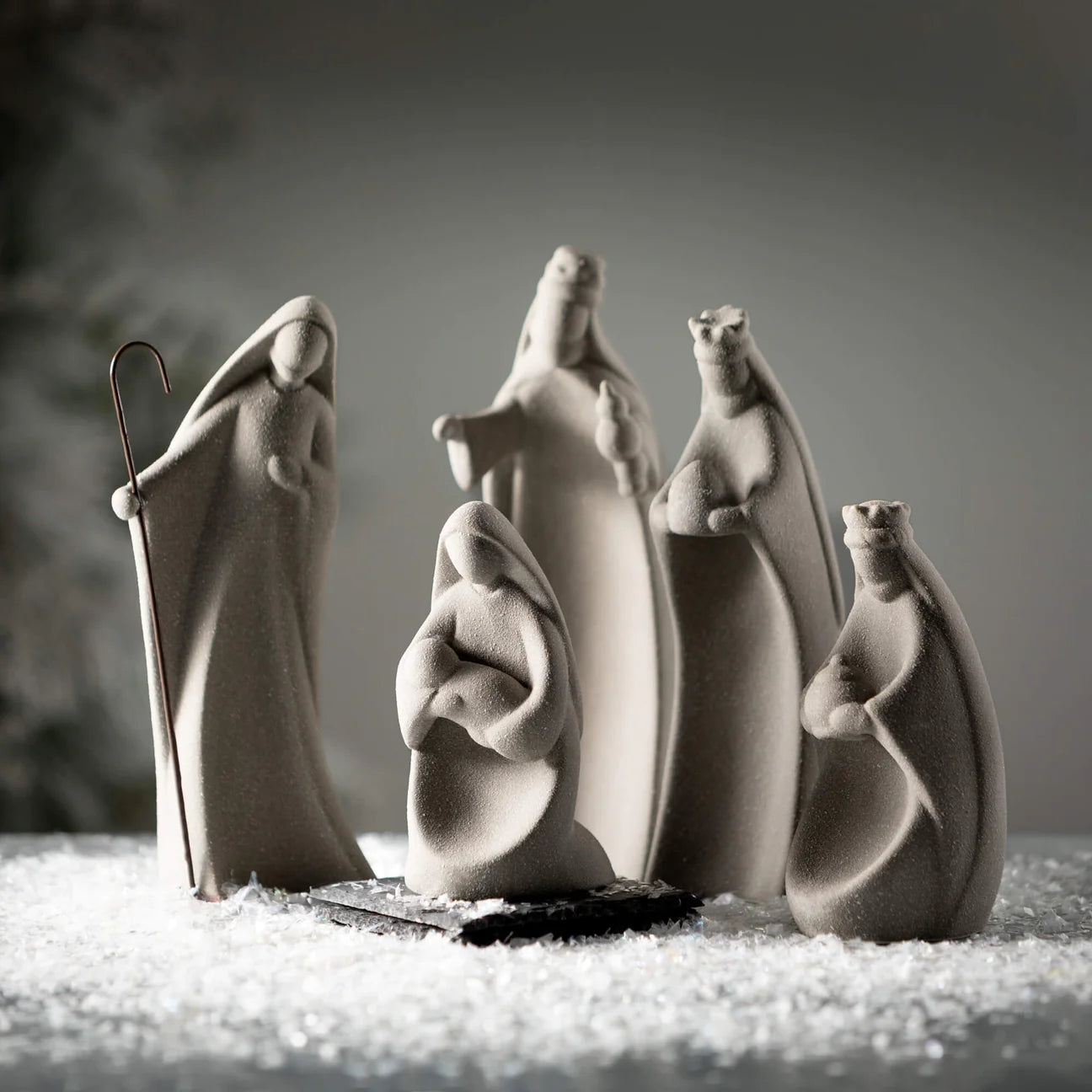 Modern Ceramic Nativity Set