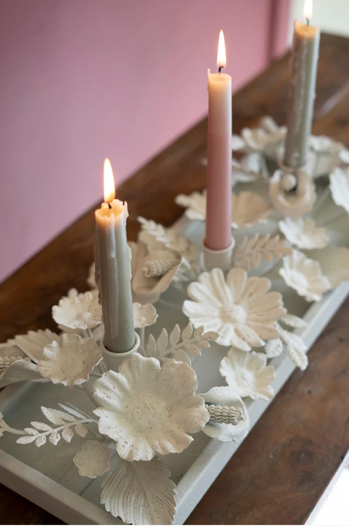 Floral Taper Candelabra