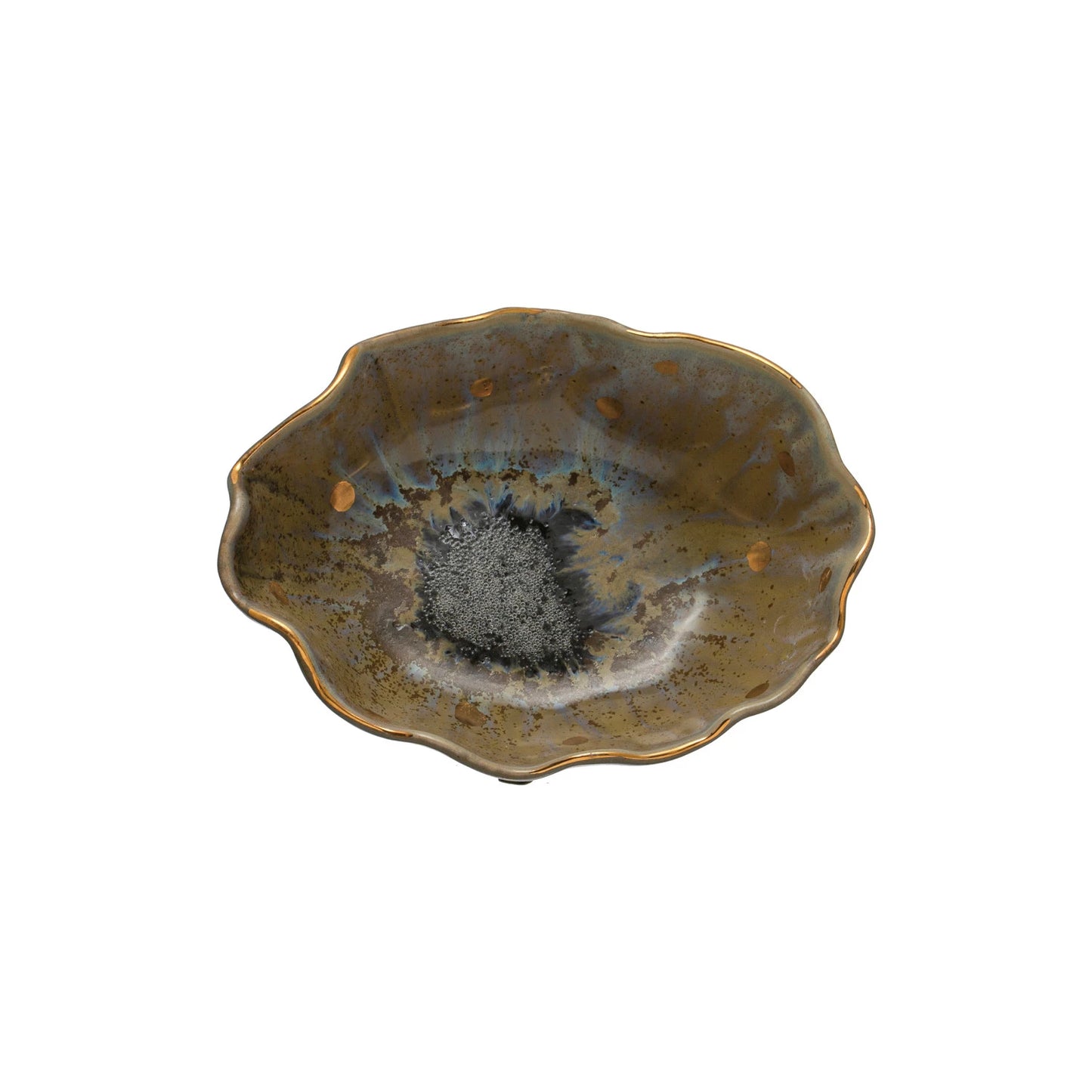 Stoneware Fluted Bowl