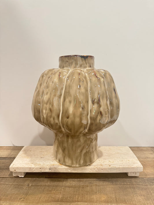 Brown Pod Vase