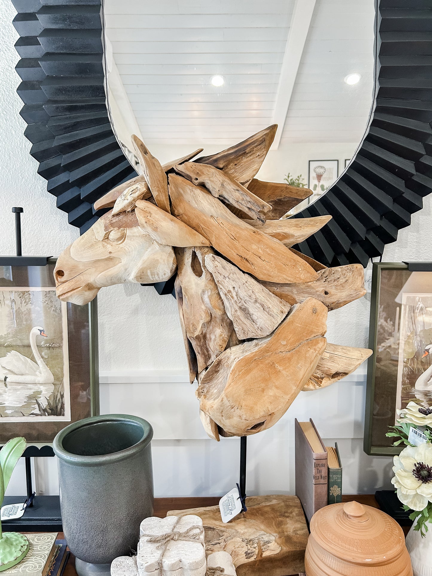 Teakwood Horse Head