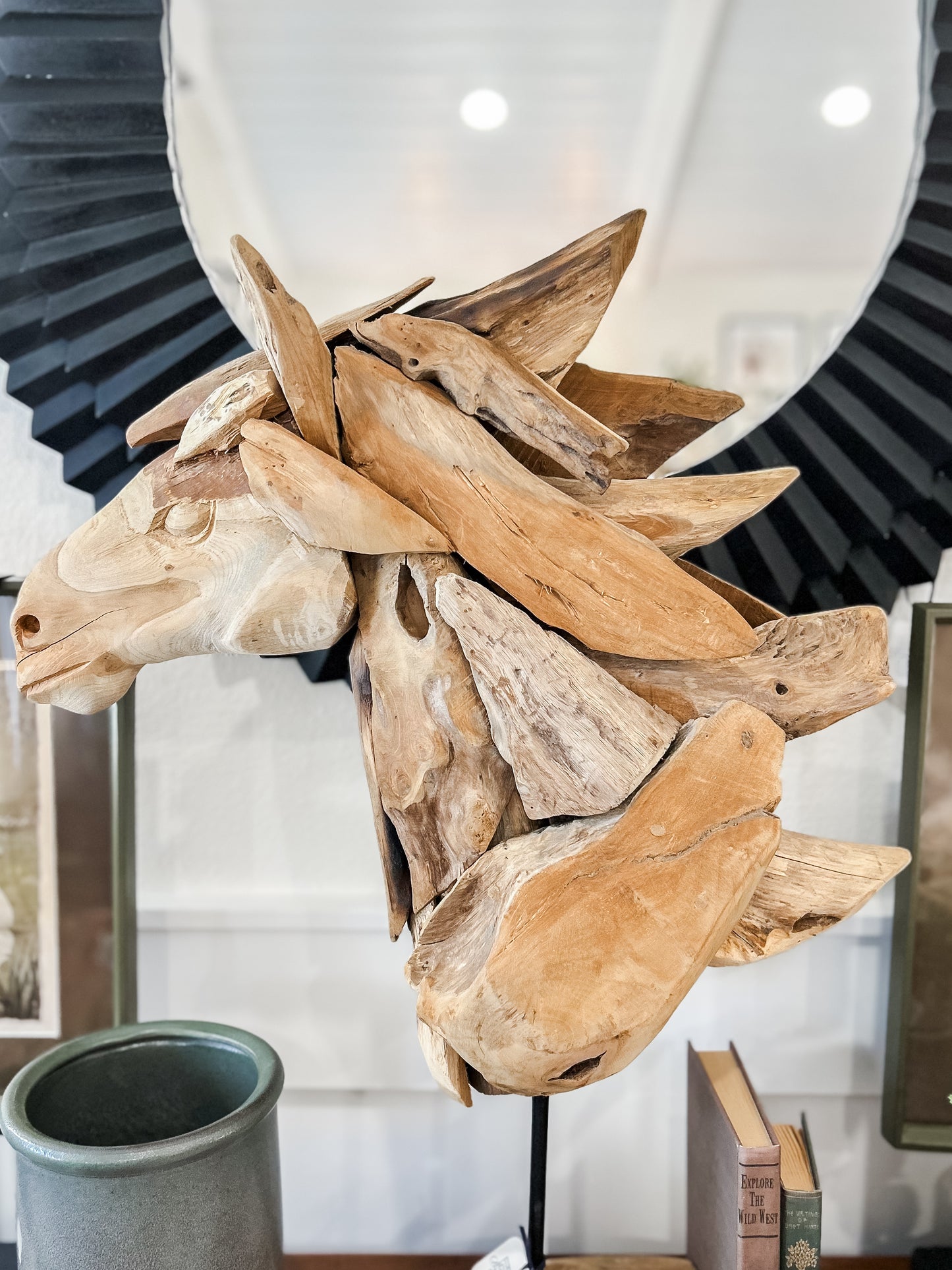Teakwood Horse Head