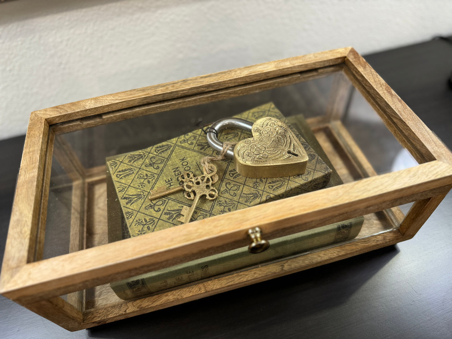 Wood and Glass Display Box