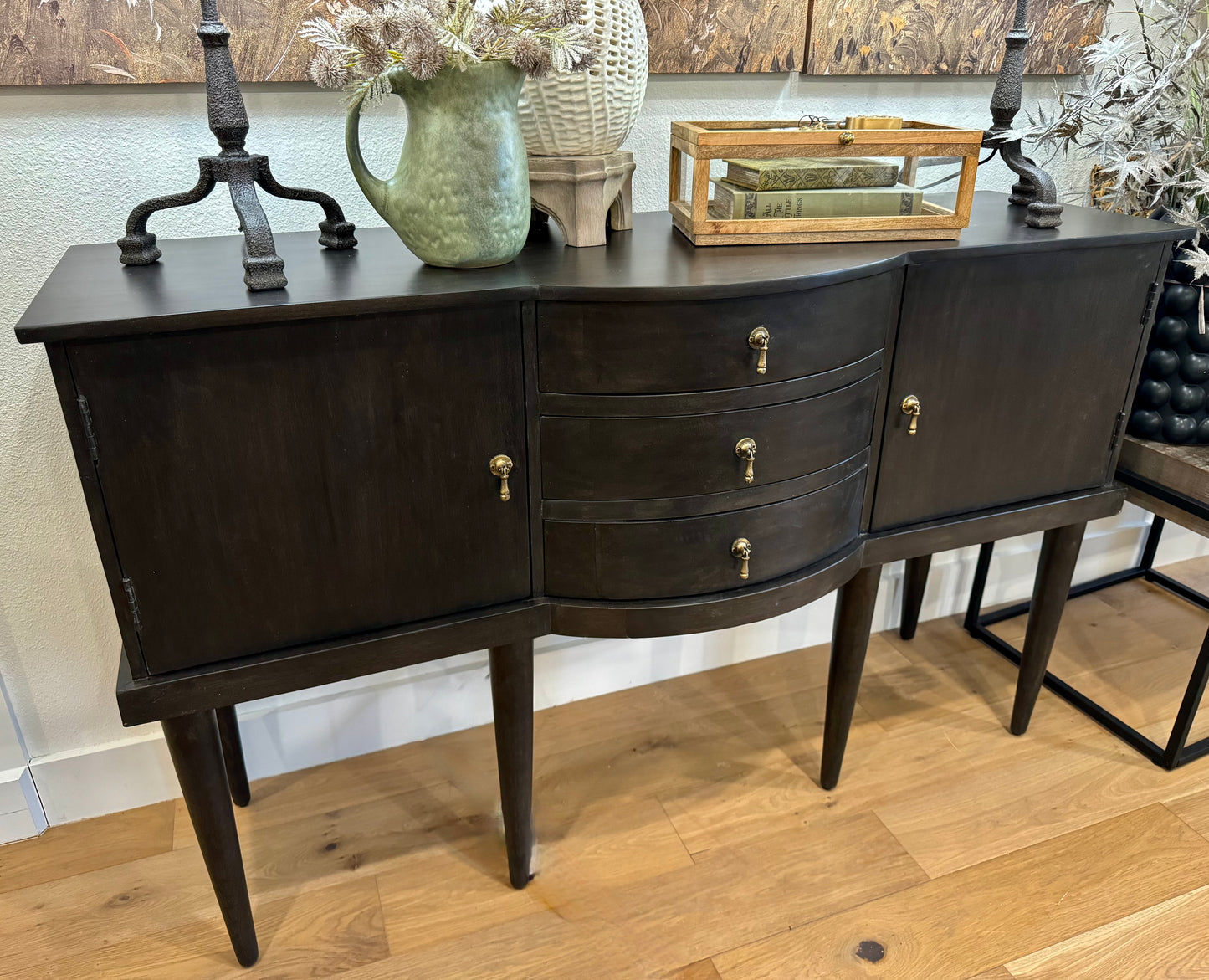 Black washed sideboard