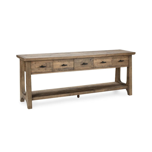 Pine console table