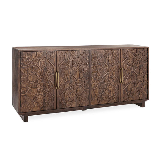 Carved vine console