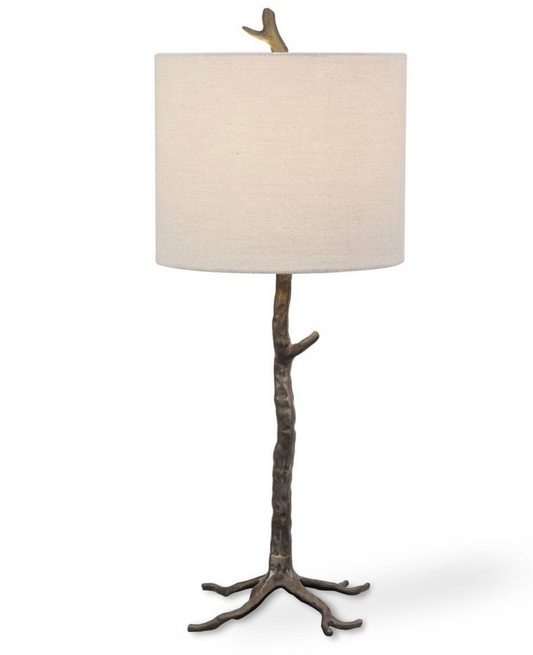 Rustic Tree Table Lamp