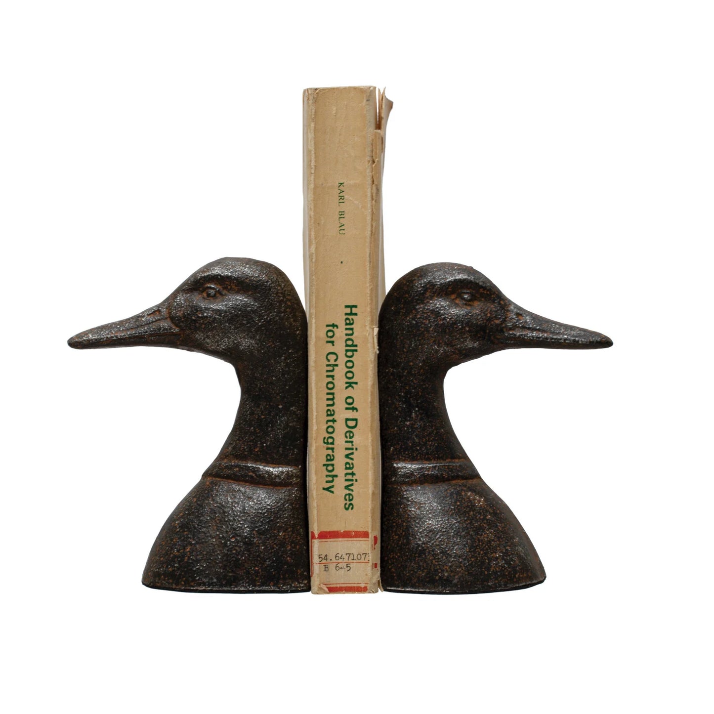Cast Iron Duck Head Bookends (set of 2)