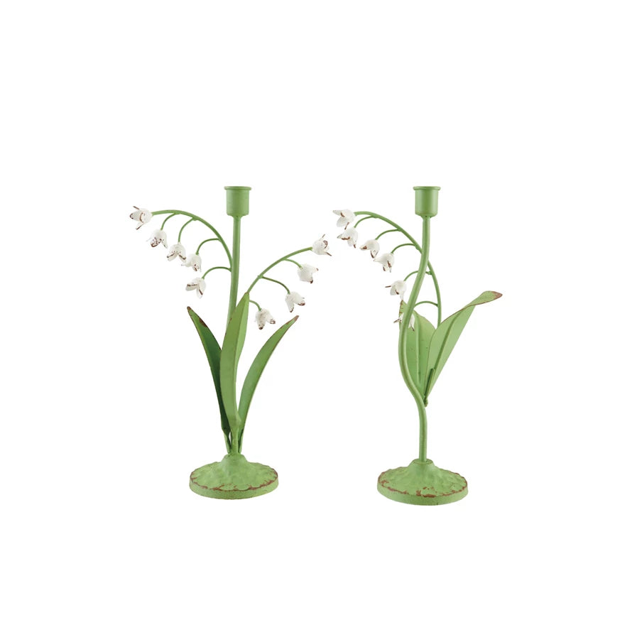 Lilly of the Valley Candle Holder
