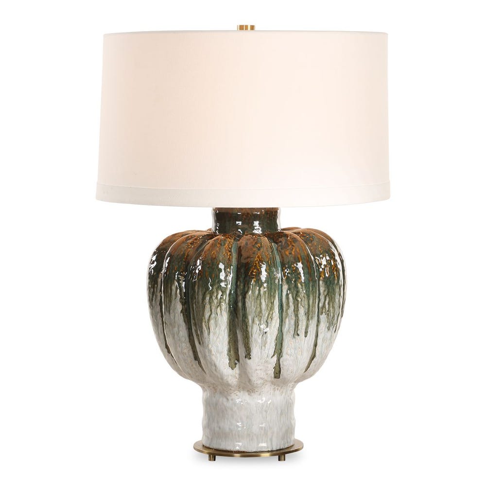 Dripped Pottery Table Lamp