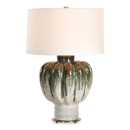Dripped Pottery Table Lamp